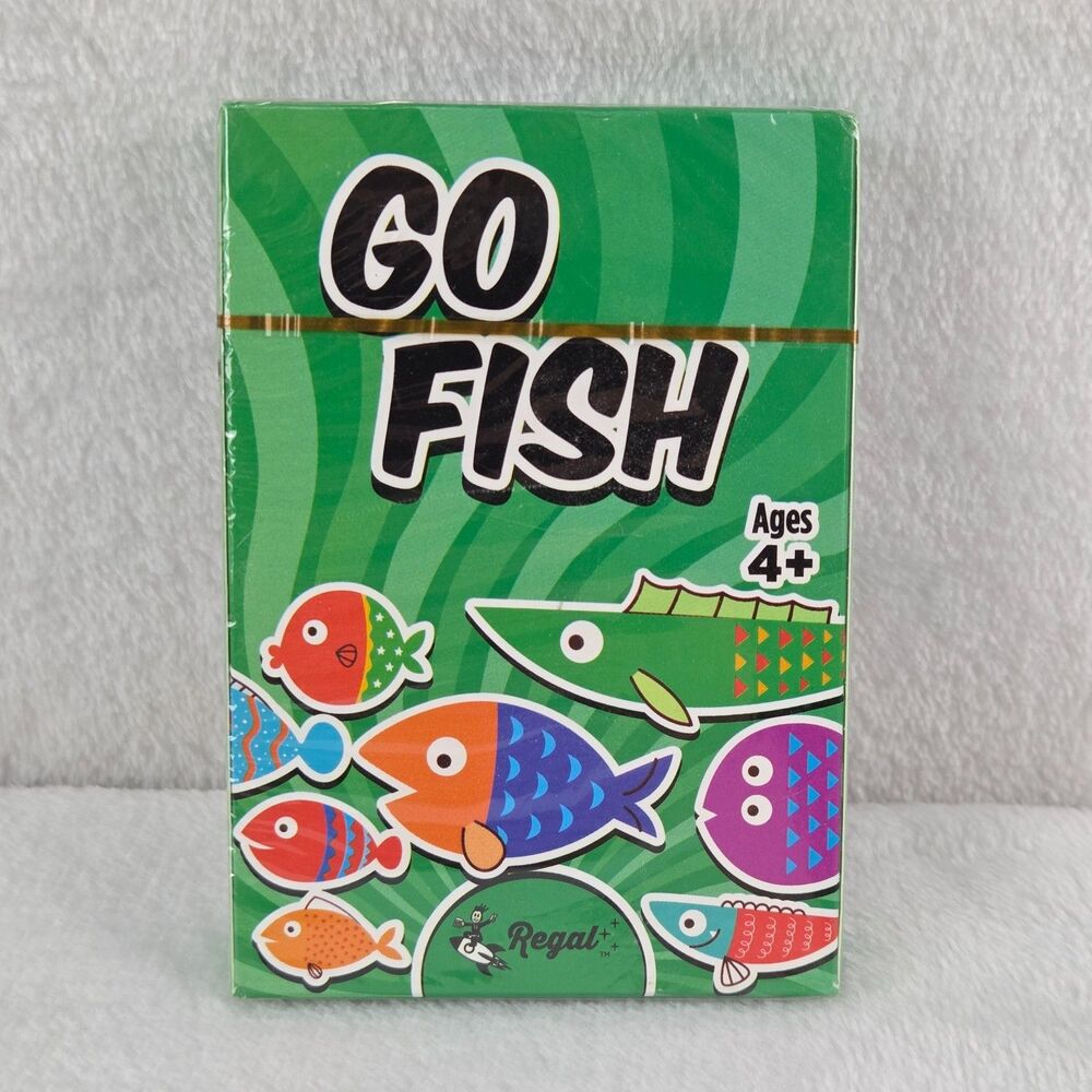 Regal Games Go Fish Card Game NEW & SEALED! Ages 4+ Kids Camping Party Game Fun